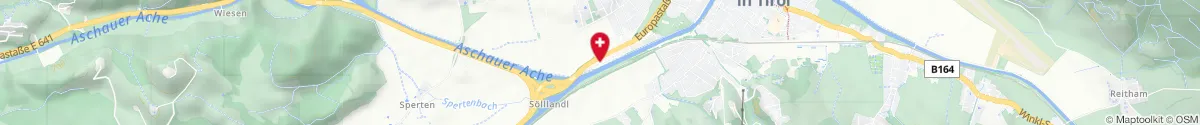 Map representation of the location for Apotheke am Weg in 6380 Sankt Johann in Tirol